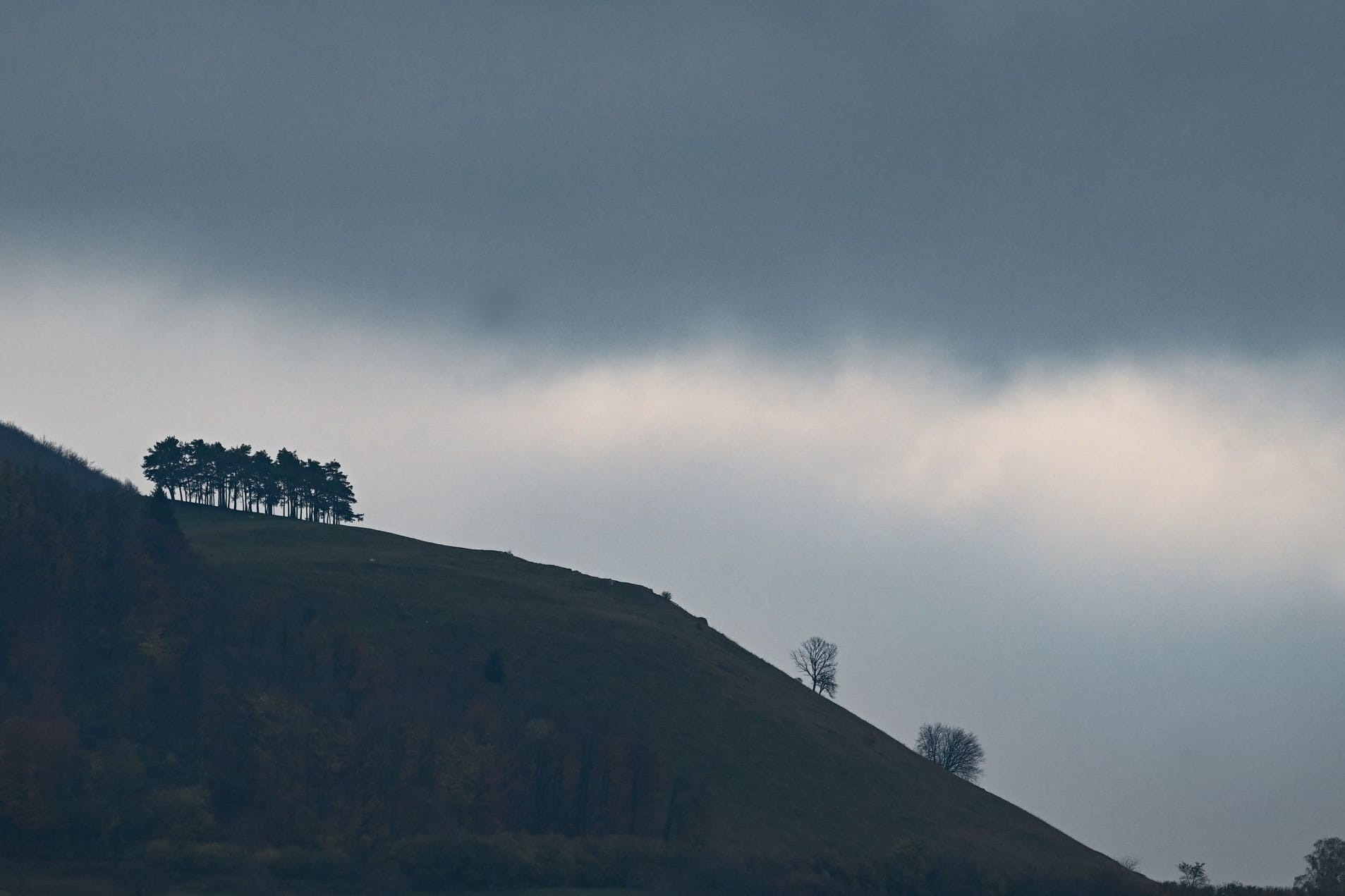 Herbstnebel an der Burg Teck