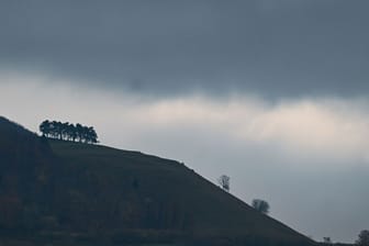 Herbstnebel an der Burg Teck