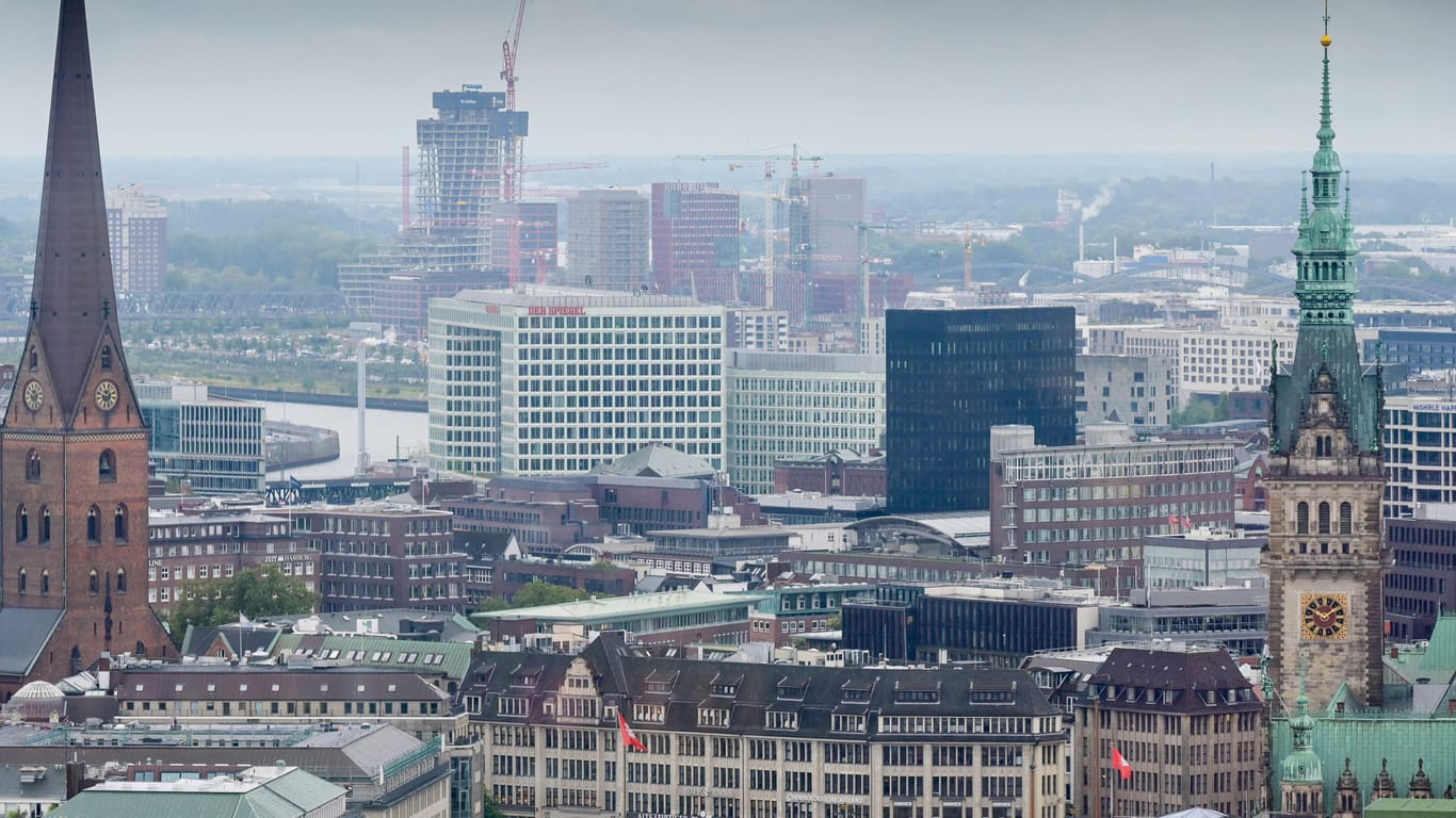 Die Hamburger Innenstadt. (Symbolfoto)