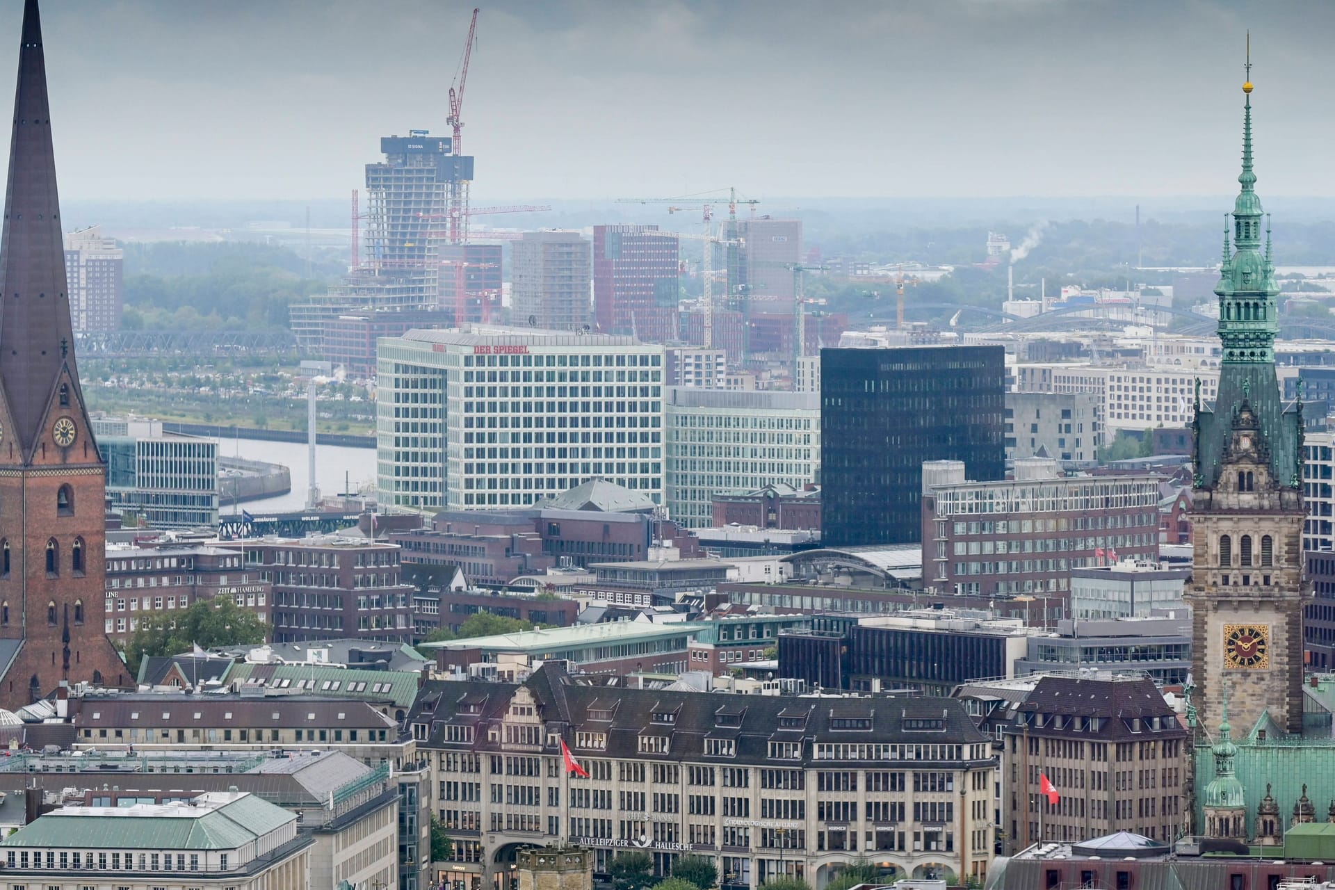 Die Hamburger Innenstadt. (Symbolfoto)