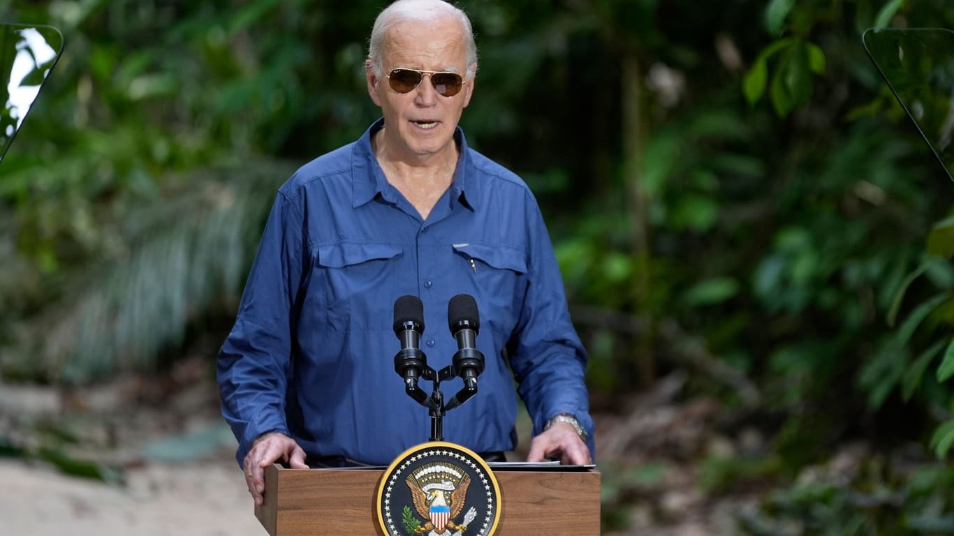 Vor dem G20 in Brasilien - Biden