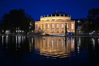 Abendstimmung am Opernhaus