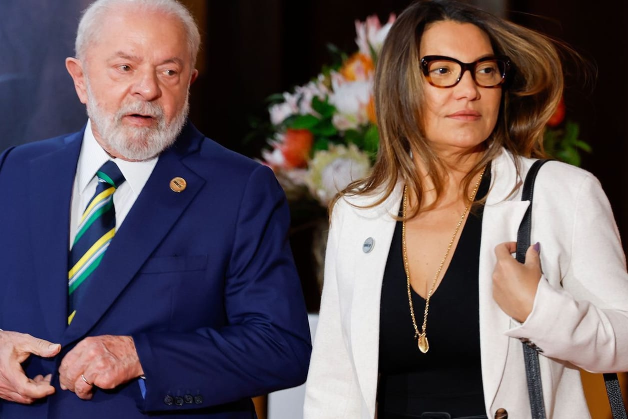 Brasiliens Präsident Luiz Inacio Lula da Silva und seine Frau Rosangela Janja da Silva