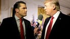 FILE PHOTO: U.S. President Donald Trump is interviewed by Fox and Friends co-host Pete Hegseth at the White House in Washington