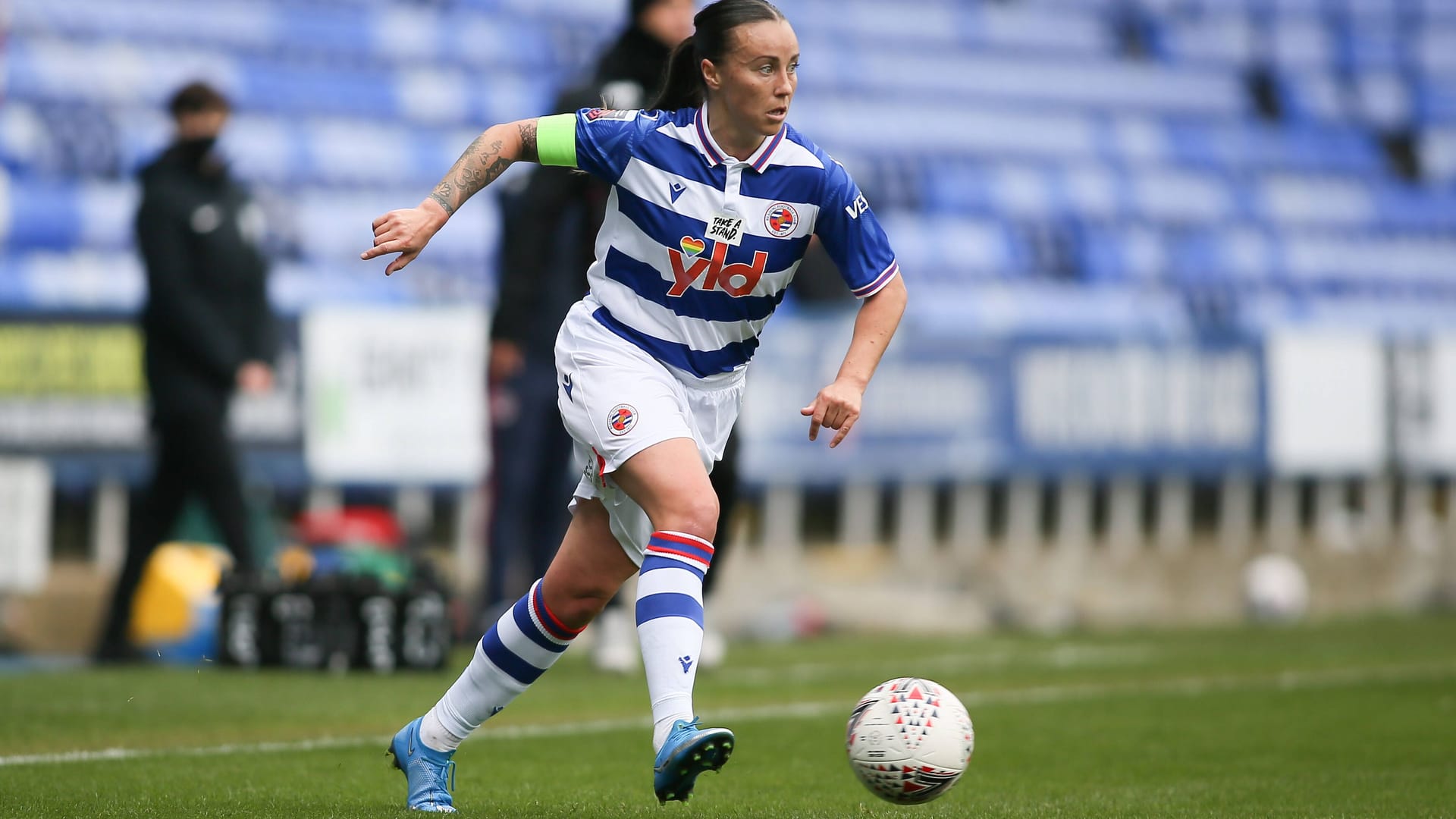 Natasha Allen-Wyatt im Trikot des FC Reading im Frühling 2021.