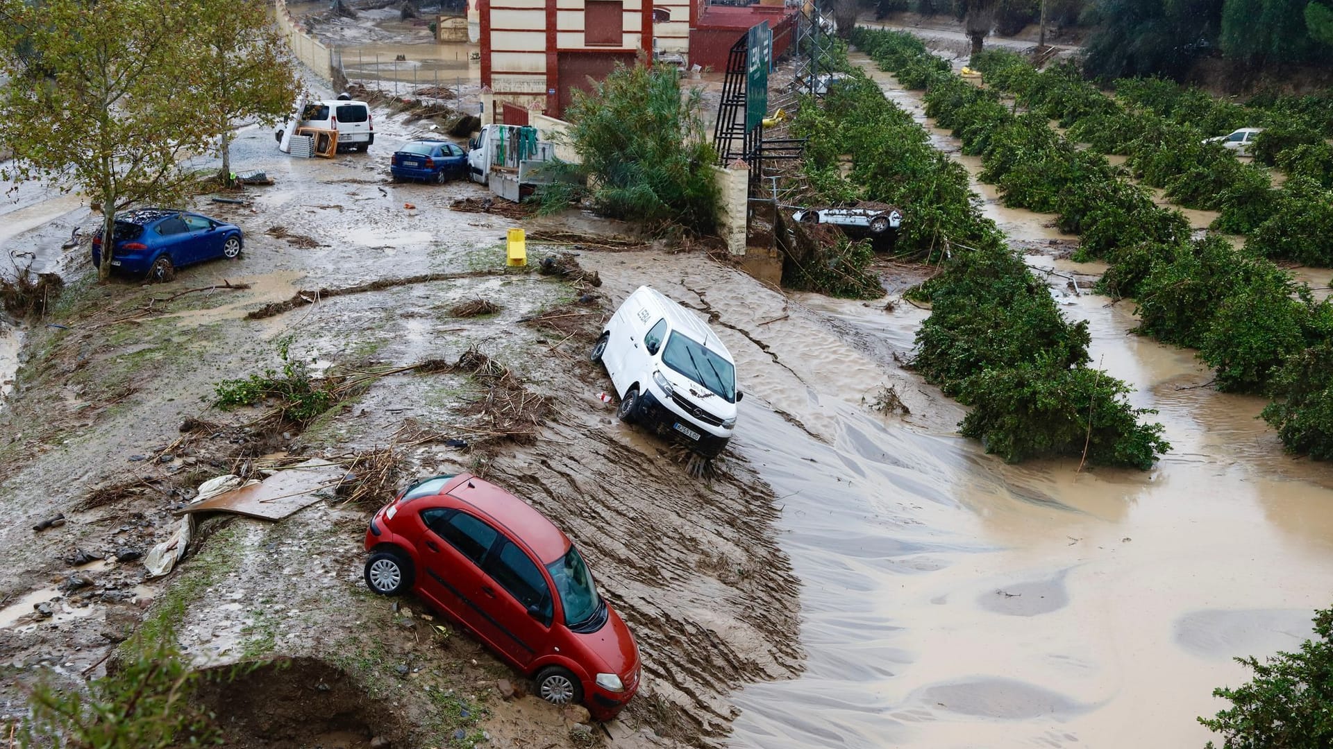 Unwetter in Spanien