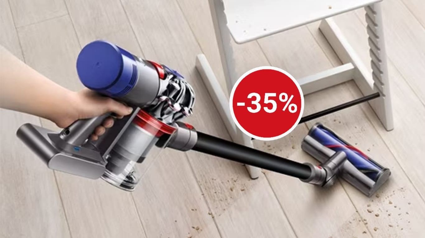 Günstig wie nie: Sichern Sie sich einen kraftvollen Akkusauger von Dyson für nicht mal 300 Euro.