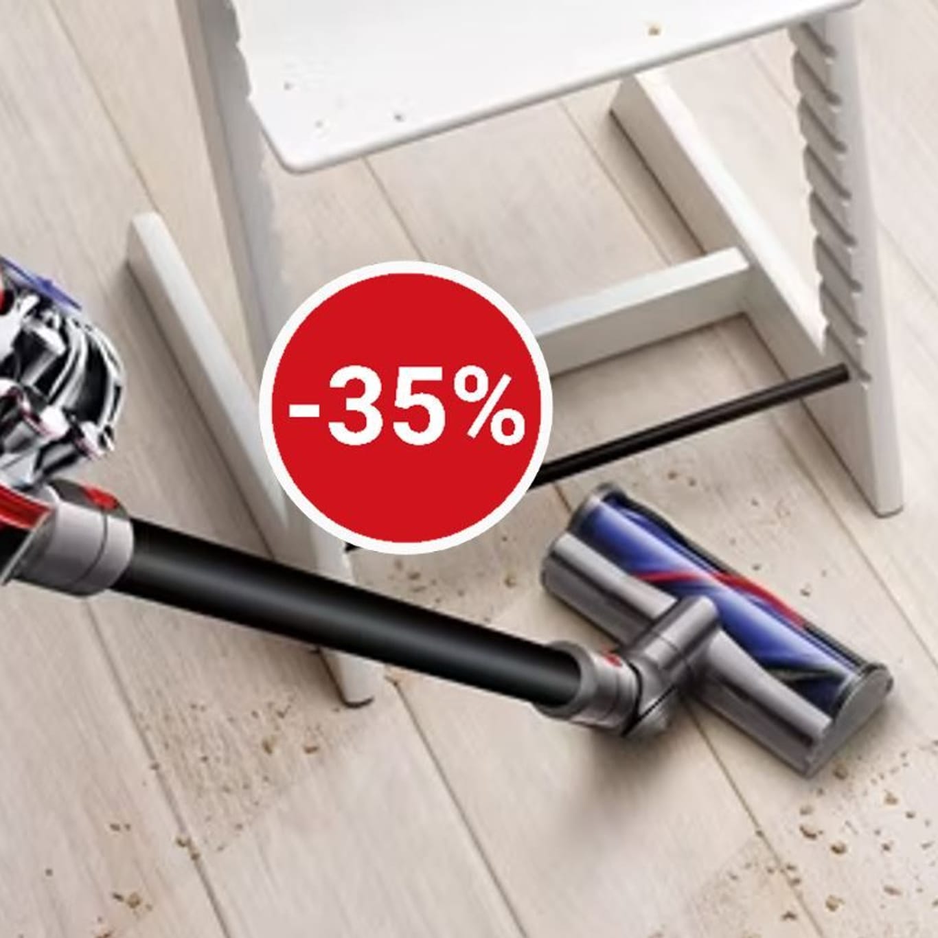 Günstig wie nie: Sichern Sie sich einen kraftvollen Akkusauger von Dyson für nicht mal 300 Euro.