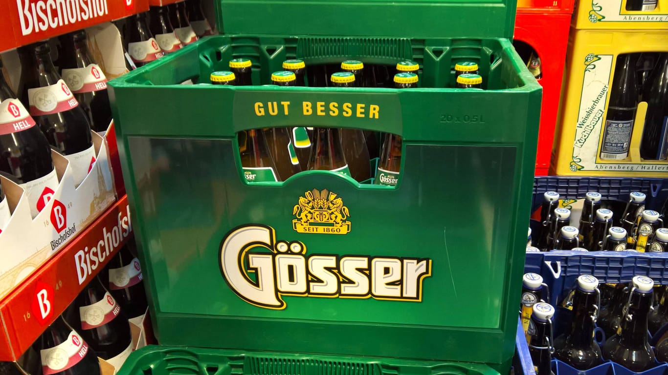 Gösser-Bier: Diese und andere Marken der Brau Union werden ab Dezember teurer.