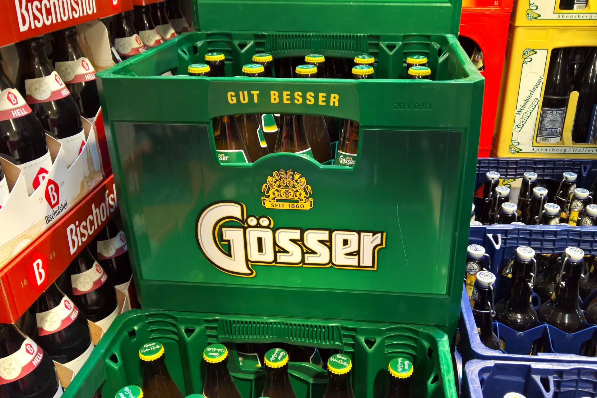 Gösser-Bier: Diese und andere Marken der Brau Union werden ab Dezember teurer.