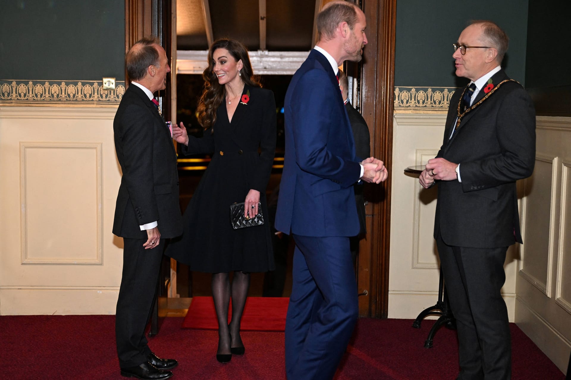 Kate und William in der Royal Albert Hall.