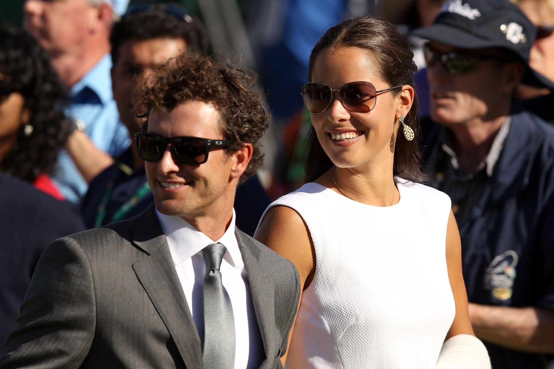 Adam Scott und Ana Ivanović 2011 im australischen Melbourne