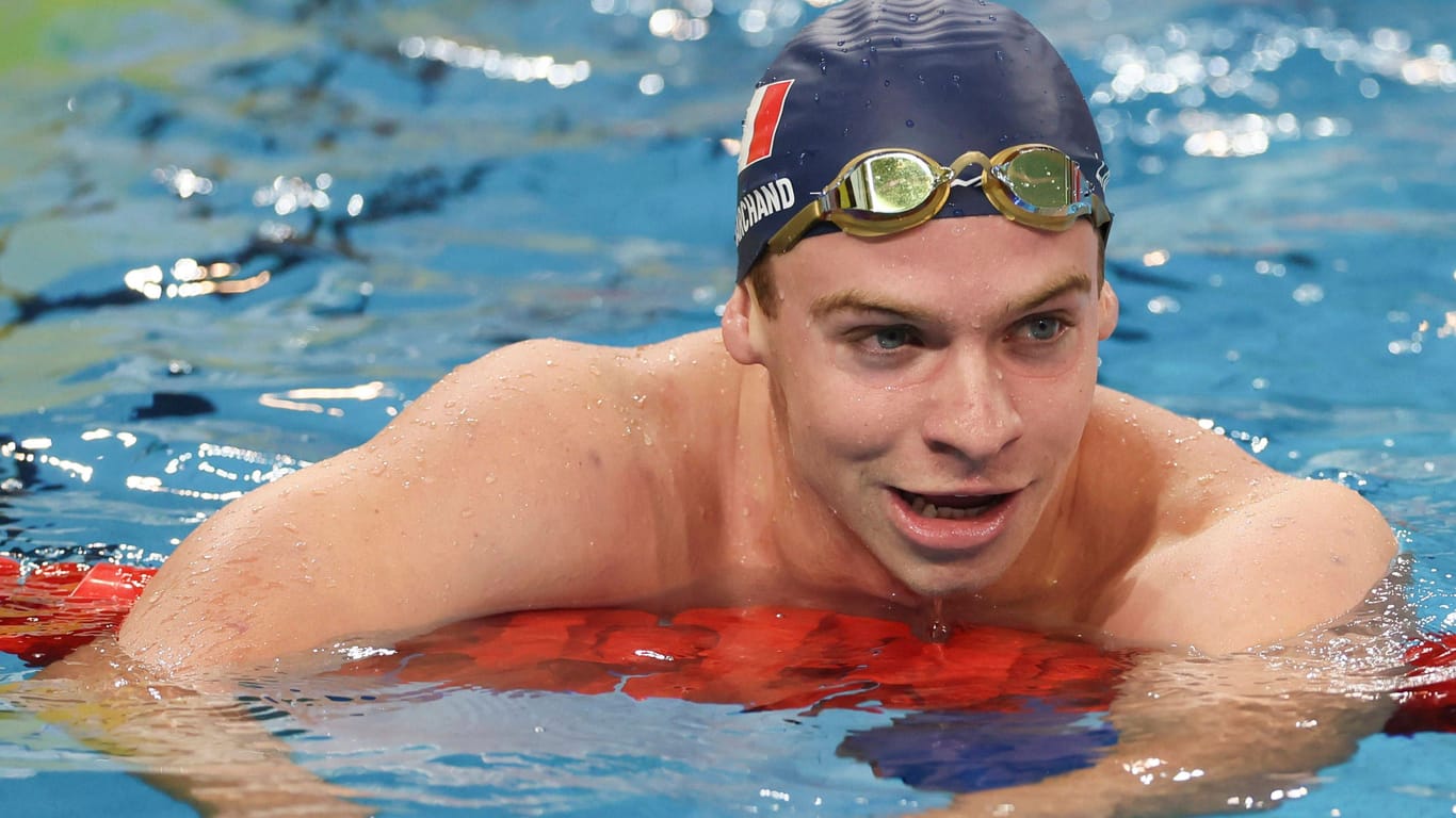 Léon Marchand: Der Schwimm-Olympiasieger ist in Bestform.