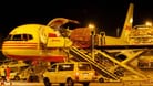 DHL-Flieger am Flughafen Leipzig/Halle: Das Paket wurde beinahe in eine solche Maschine verladen.