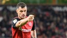 Granit Xhaka: Er hat die Titelverteidigung in der Bundesliga noch nicht abgeschrieben.