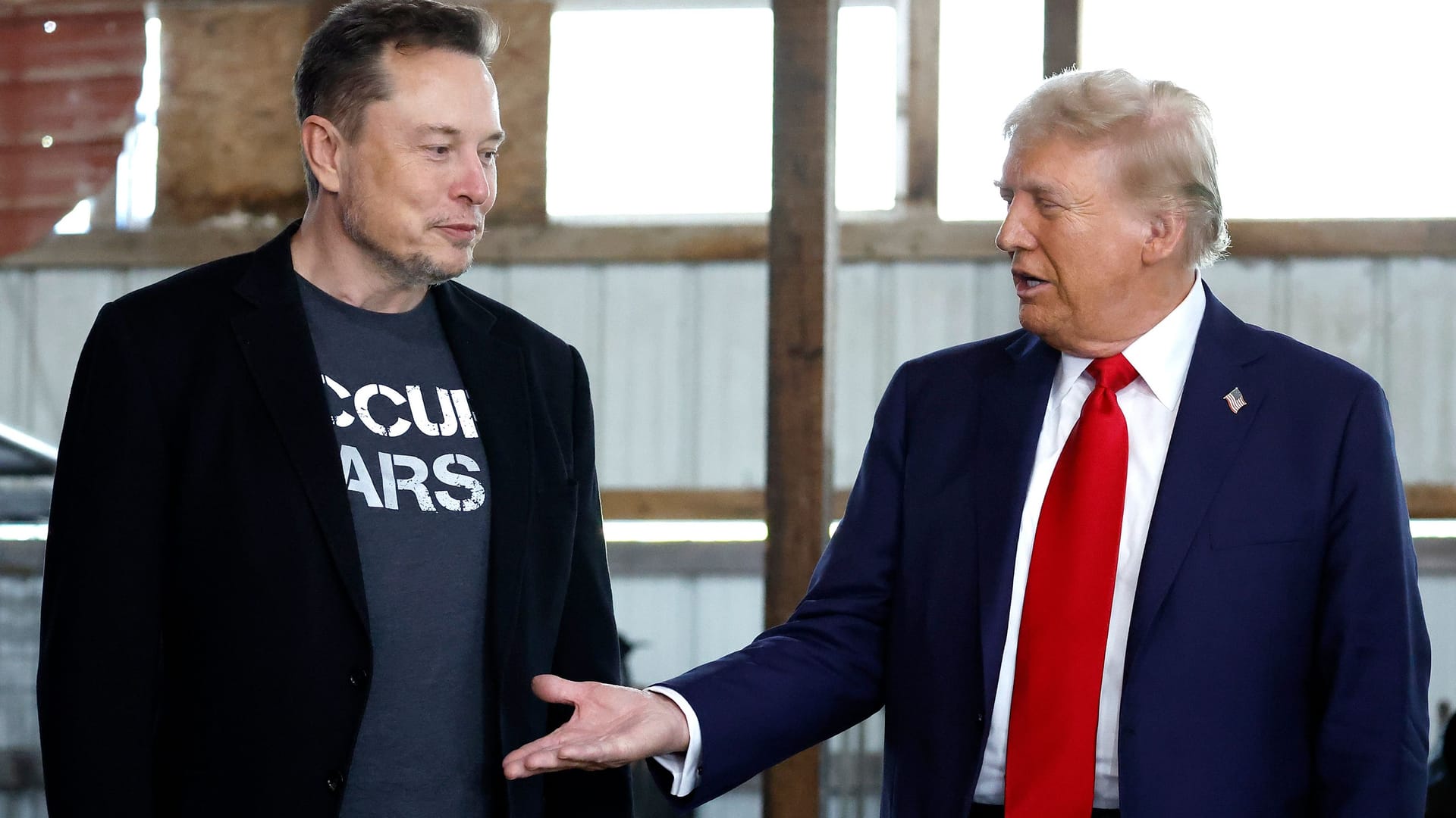 Donald Trump und Elon Musk: Beide Männer hielten im US-Wahlkampf fest zusammen.