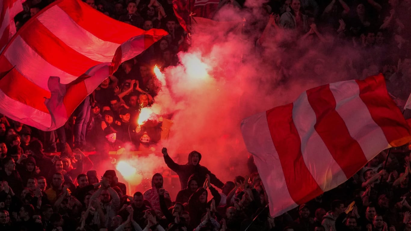 Fans von Roter Stern Belgrad