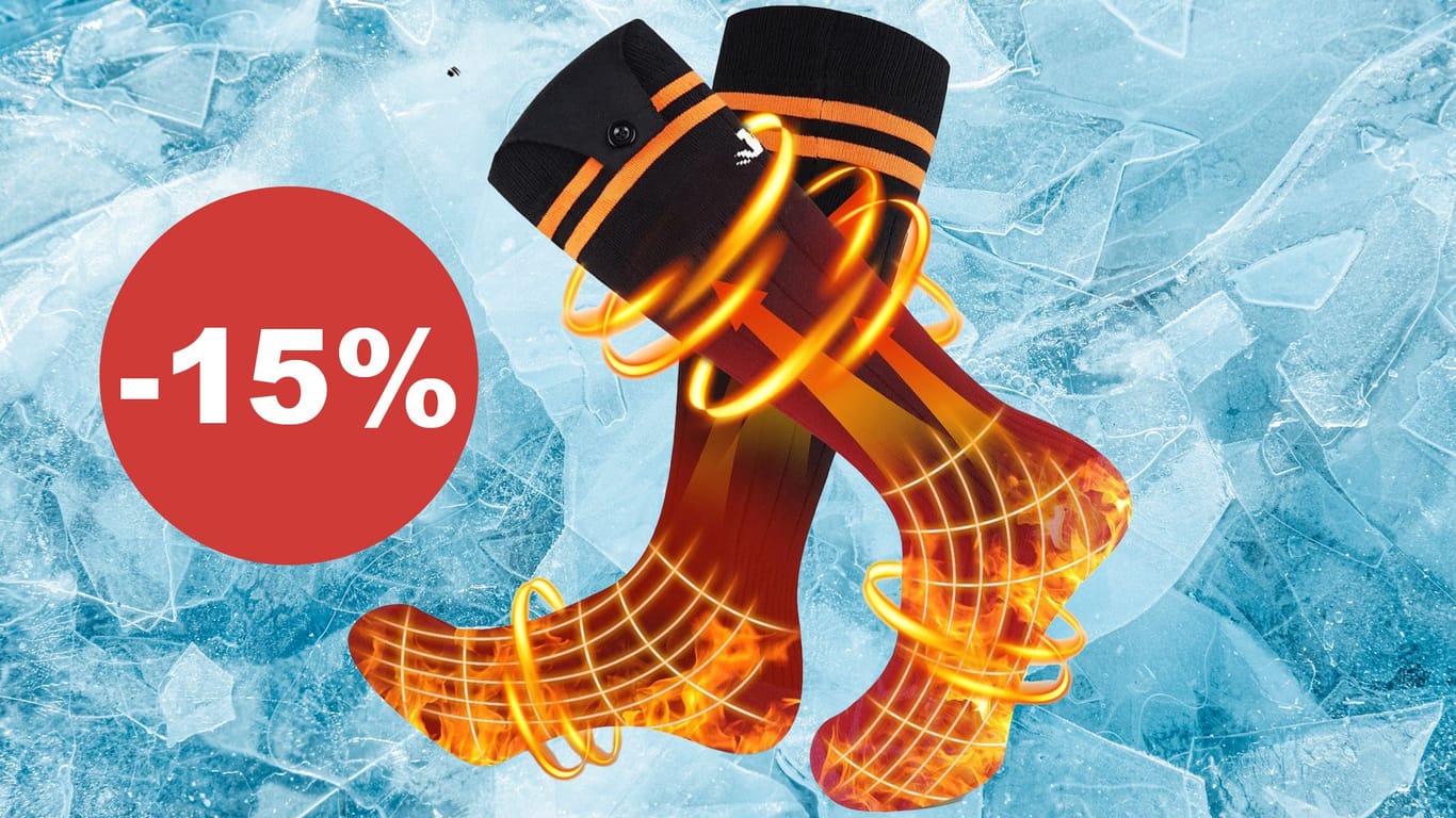 Witziges Amazon-Angebot: Diese beheizbaren Socken retten Ihnen den Winter.