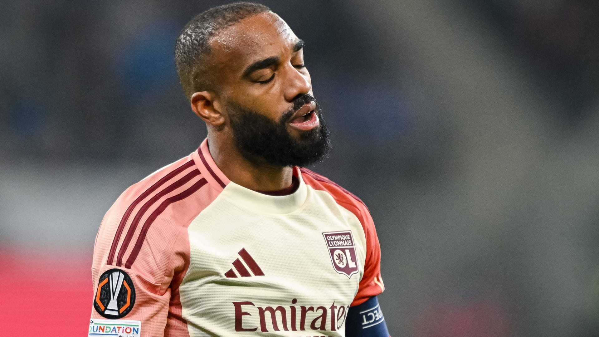 Enttäuscht: Lyon-Kapitän Alexandre Lacazette, hier im Europa-League-Spiel bei der TSG Hoffenheim.