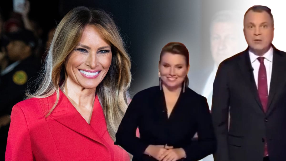 Melania Trump devlet televizyonunda şehvetli görüntülerle alay etti
