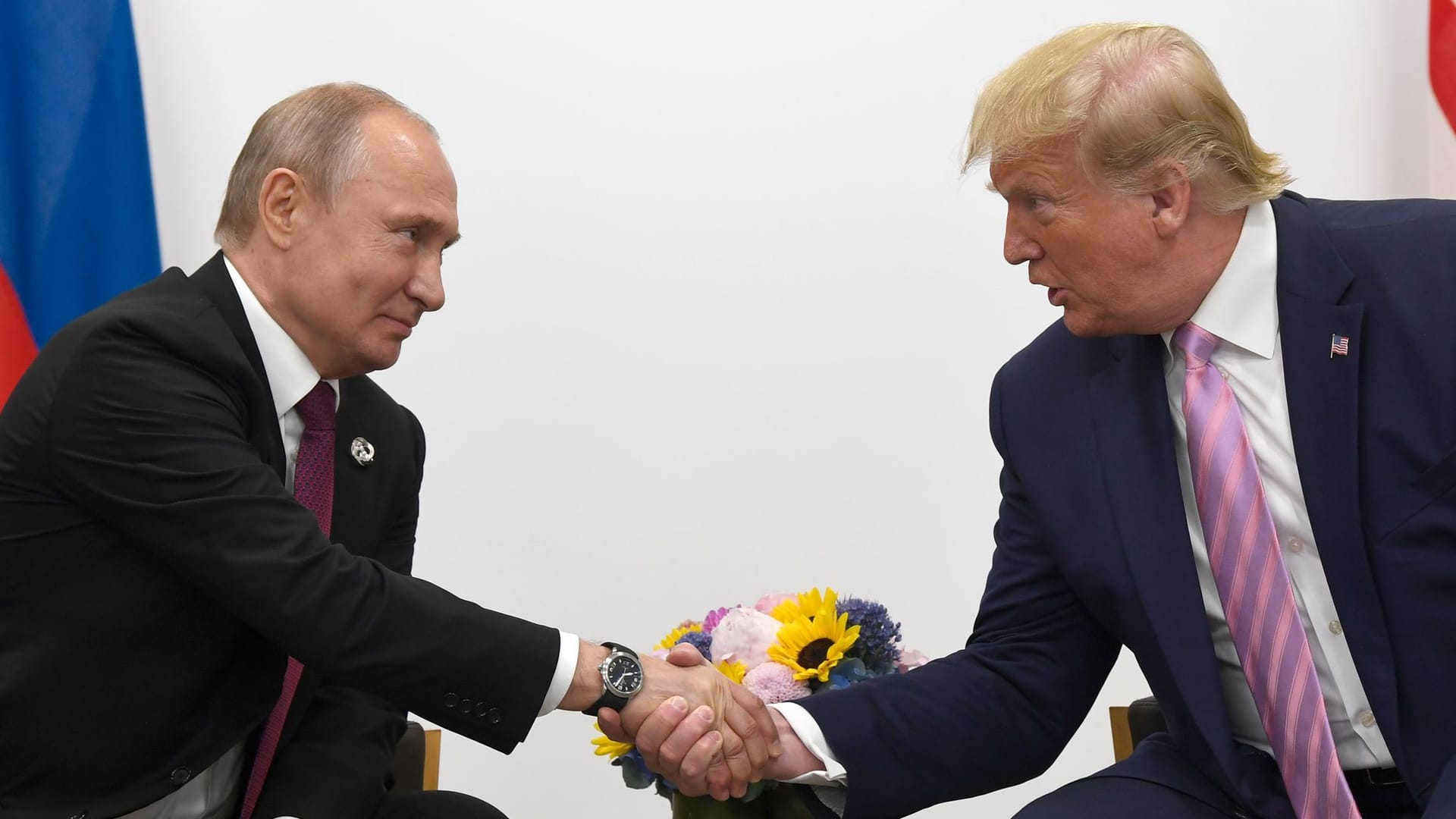 Kremlchef Wladimir Putin und der gewählte US-Präsident Donald Trump: Trumps Erklärung decke sich vollkommen mit der Haltung Moskaus, sagte Präsidialamtssprecher Dmitri Peskow.