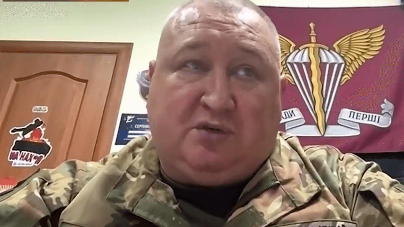 General Dmytro Martschenko bei einem Interview: Er sieht die ukrainische Front bröckeln.