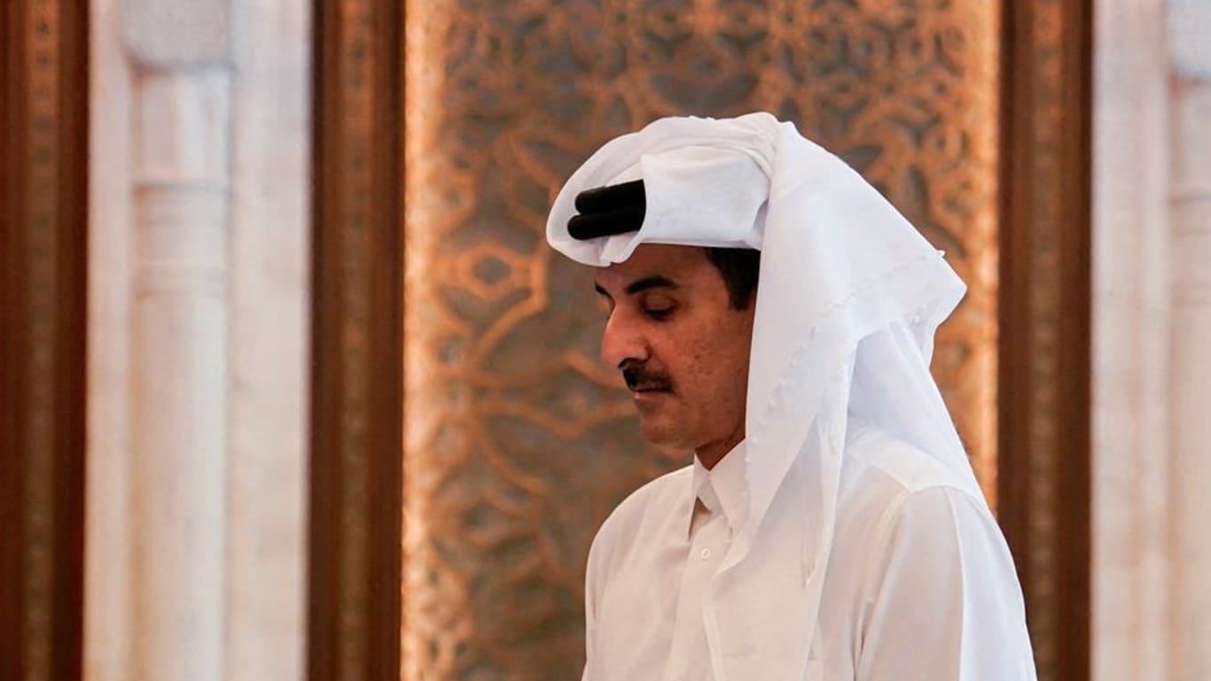 Tamim bin Hamad Al Thani: Er ist das Staatsoberhaupt des Emirats Katar.