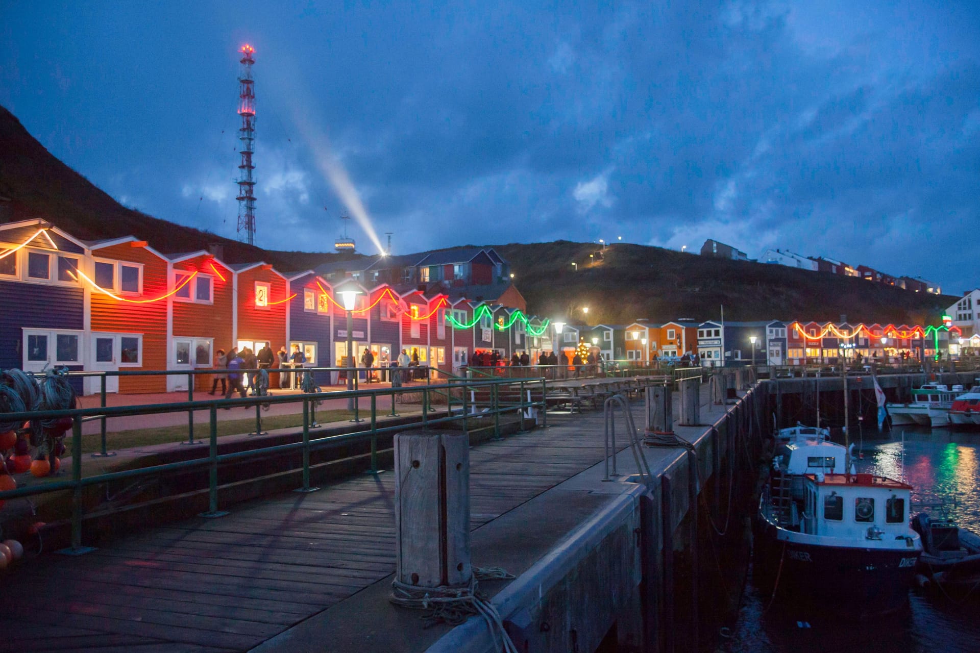 Die Hummerbuden zur Weihnachtszeit: In diesem Jahr fällt der Weihnachtsmarkt aus.