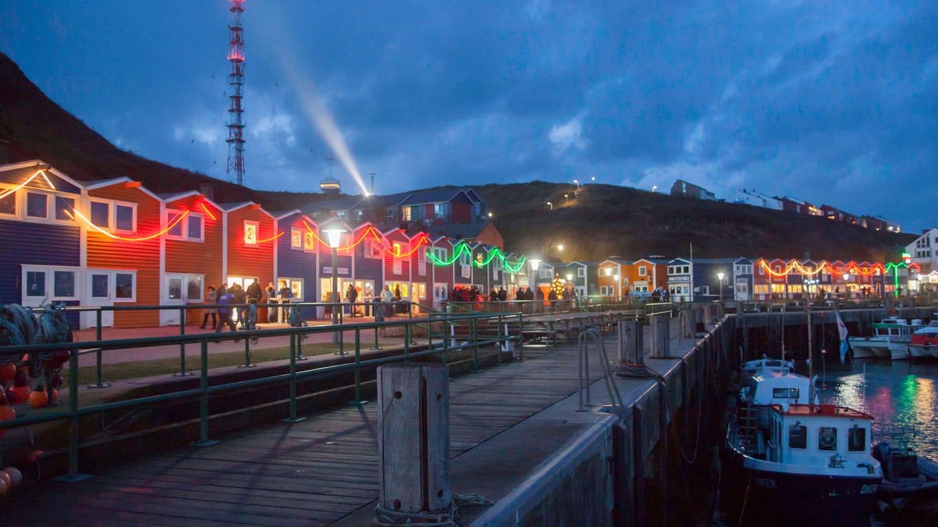 Die Hummerbuden zur Weihnachtszeit: In diesem Jahr fällt der Weihnachtsmarkt aus.