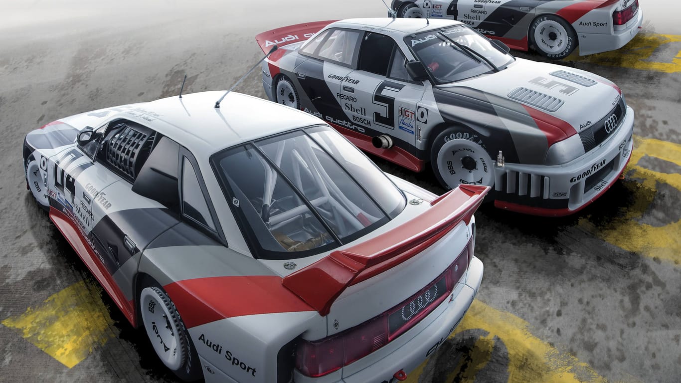 Gewinner Kategorie J: Audi 90 IMSA GTO Walter Röhrl, Werk83.