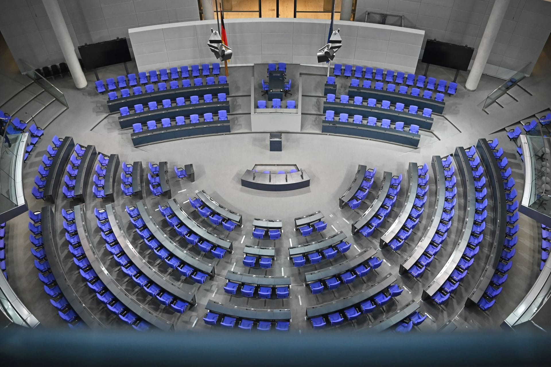 Plenarsaal des Bundestags