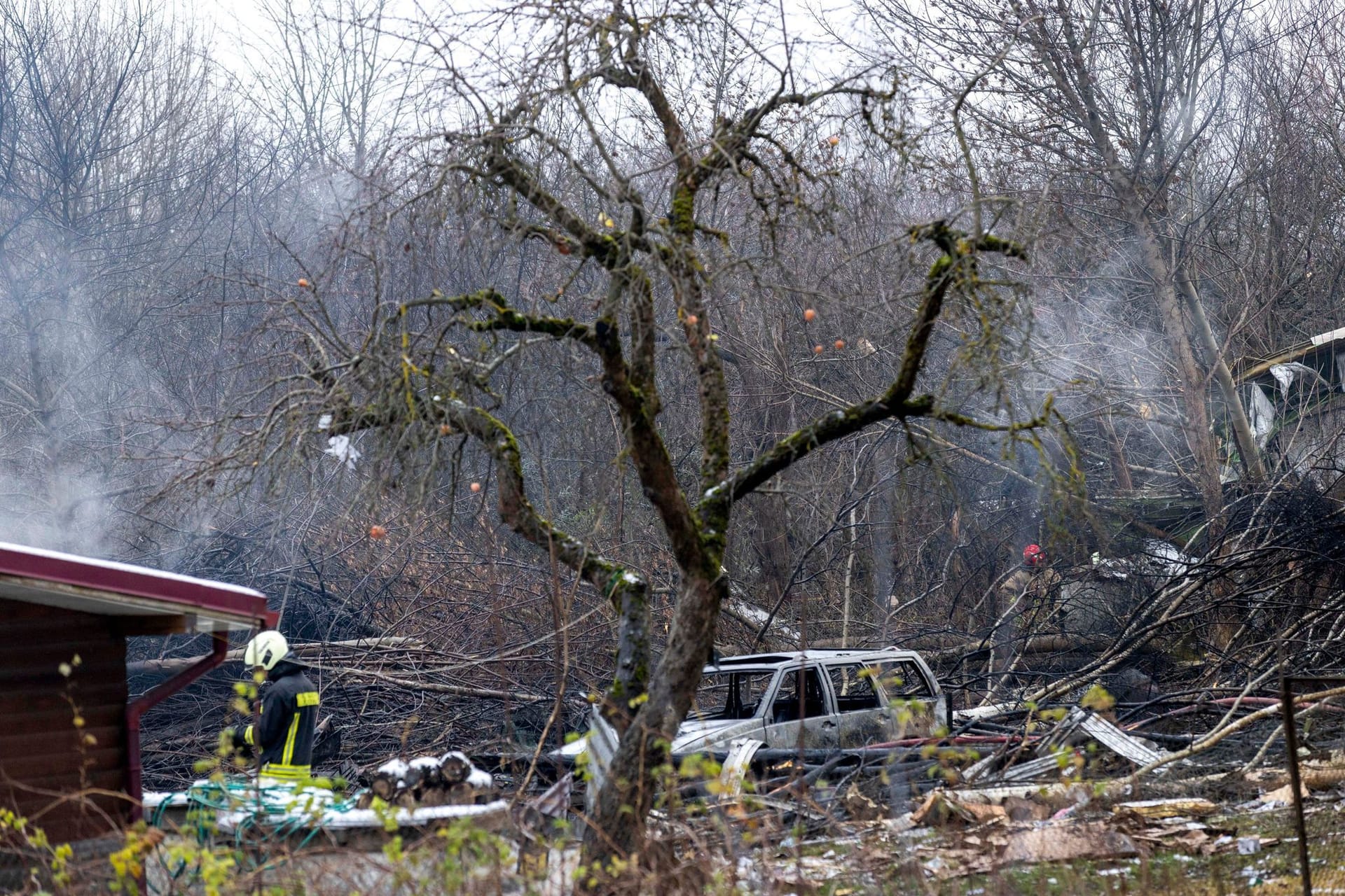 Frachtflugzeug aus Leipzig stürzt auf Wohngebäude in Litauen