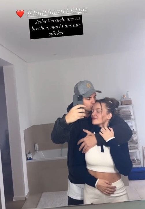 Pietro Lombardi zeigt sich auf Instagram innig mit Laura Maria Rypa.