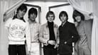 Die Bee Gees der Sechziger: Robin Gibb, Maurice Gibb, Barry Gibb, Vince Melounay und Colin Petersen im Jahr 1967.