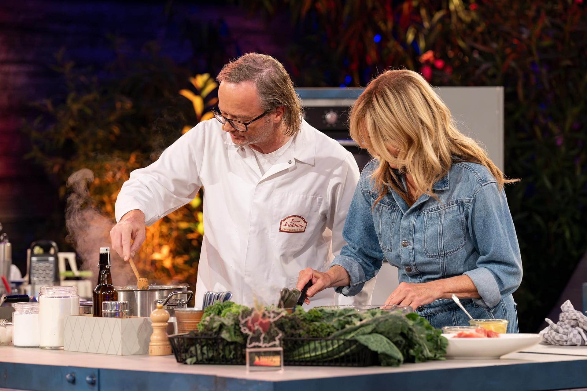 Frauke und Frank Ludowig bei "Deutschland grillt den Henssler".