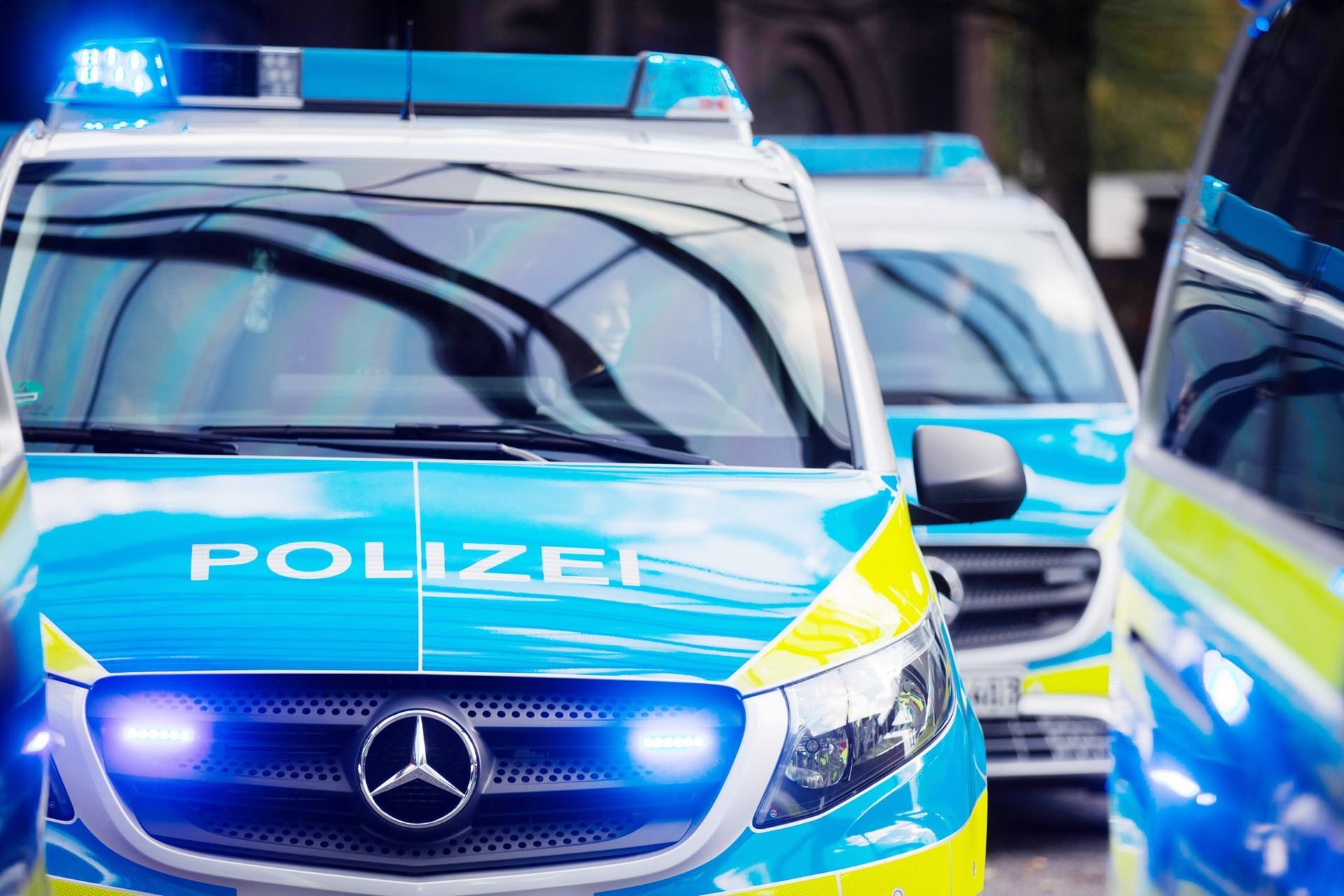 Streifenwagen der Polizei