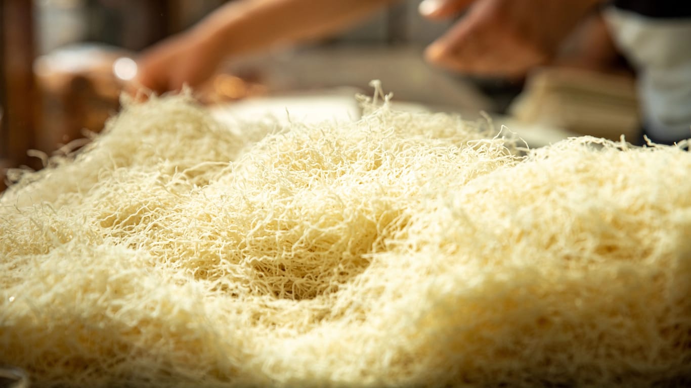 raw form of traditional turkish dessert kunefe , It is known as kadayif in Turkey.