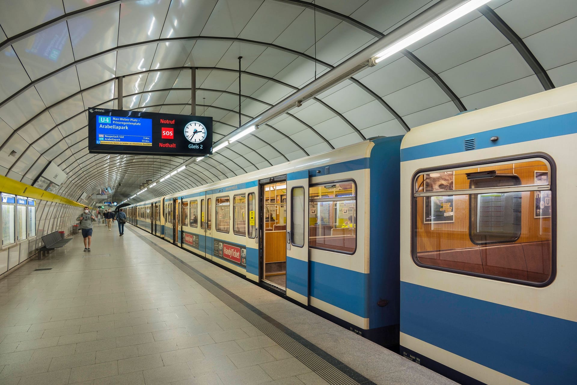 Die Haltestelle Lehel (Archivbild): U-Bahnstation könnten unter anderem als Schutzräume dienen.