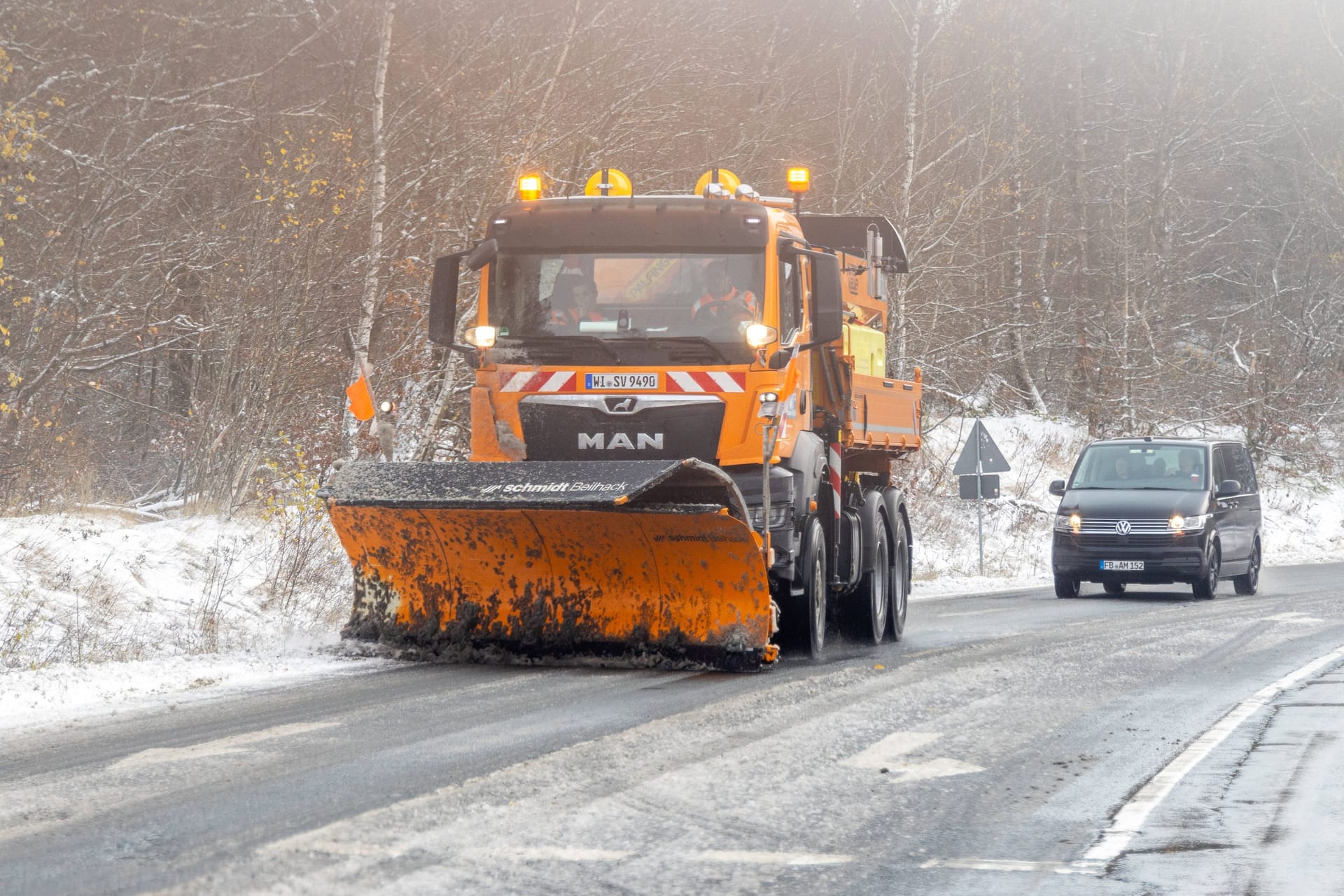 Schnee im Taunus: In Bayern soll es jetzt noch deutlich heftiger werden.