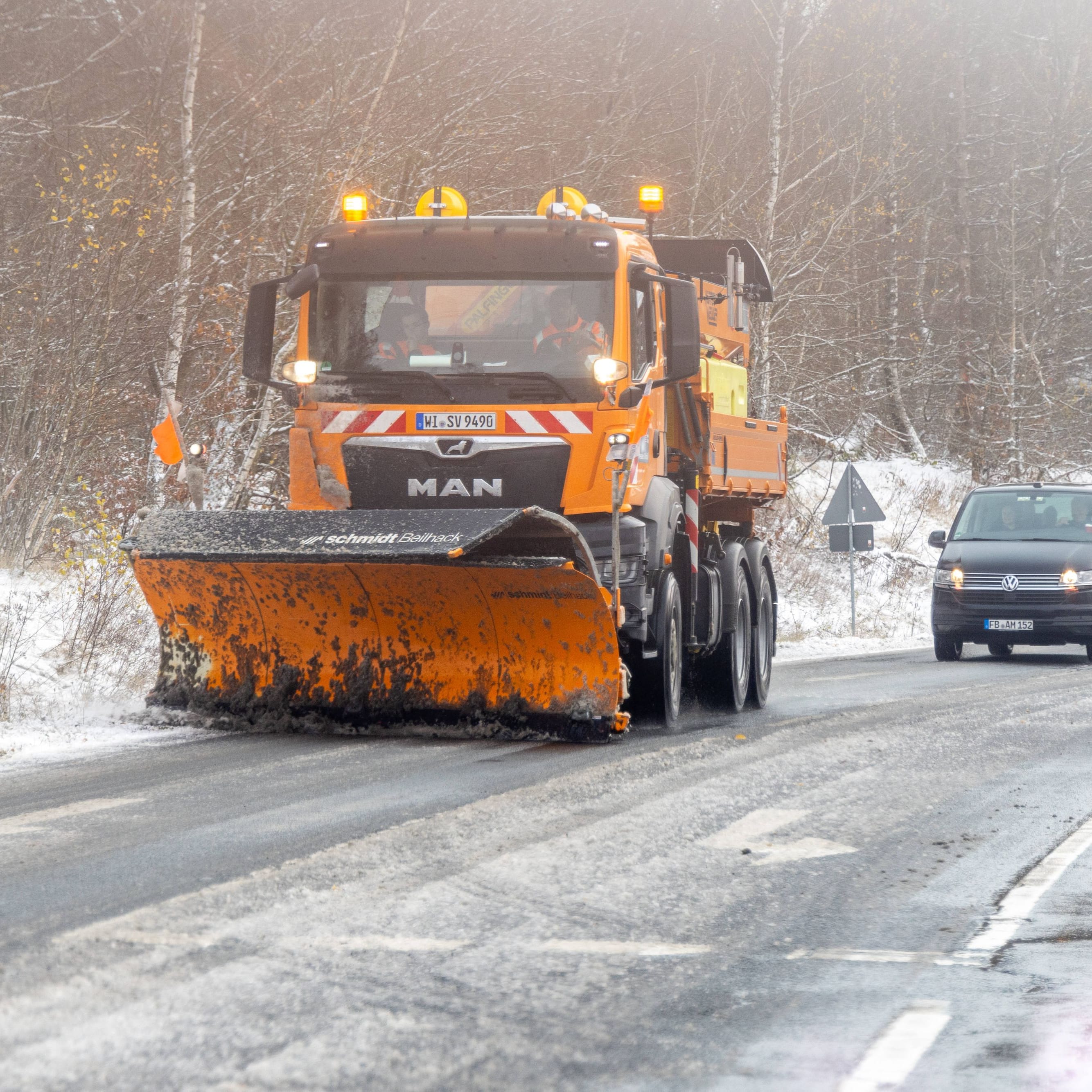 Schnee im Taunus: In Bayern soll es jetzt noch deutlich heftiger werden.