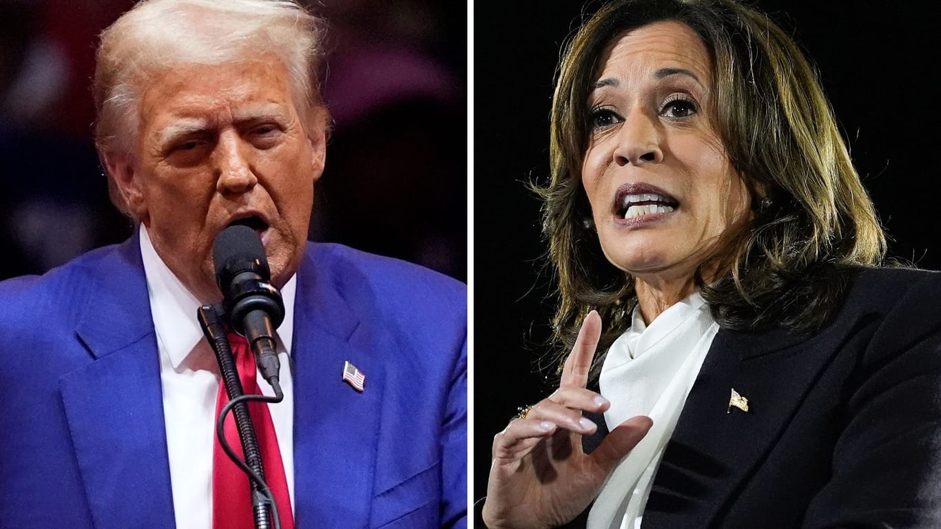 Wahlkampf in den USA - Trump Harris