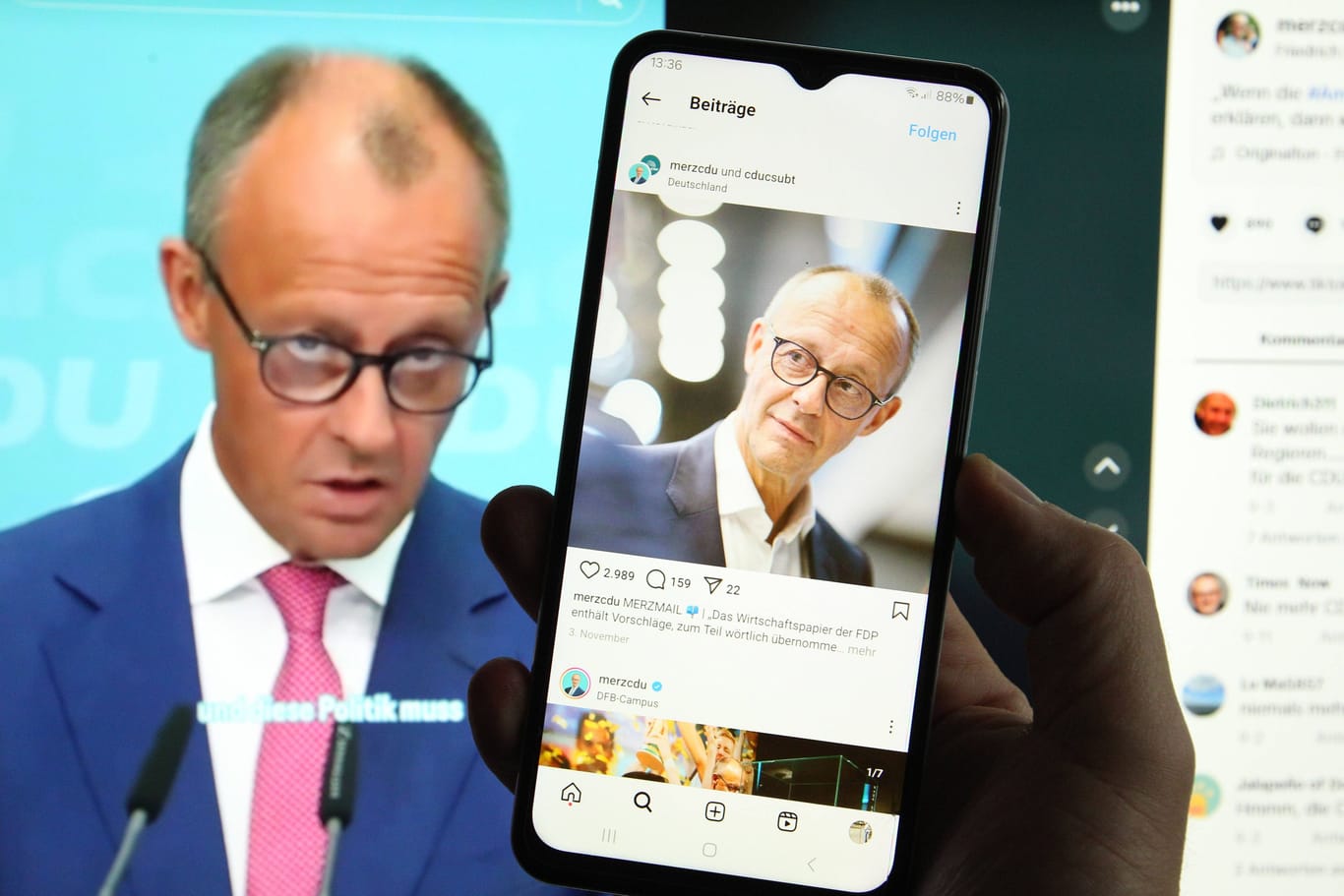 Friedrich Merz: Auf TikTok tauchten kritische Videos mehrerer Frauen auf. Eine SPD-Schmutzkampagen steckt nicht dahinter.