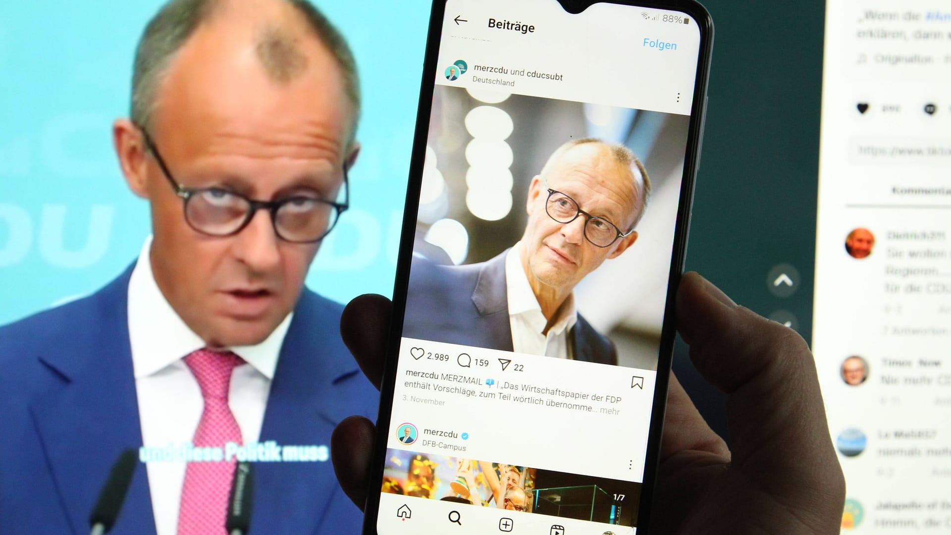 Friedrich Merz: Auf TikTok tauchten kritische Videos mehrerer Frauen auf. Eine SPD-Schmutzkampagen steckt nicht dahinter.