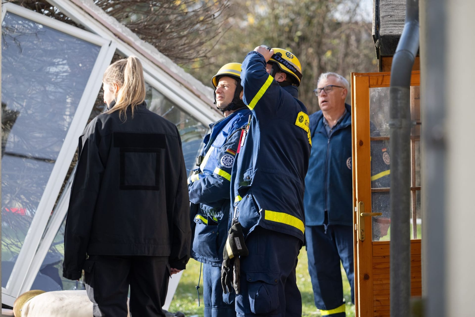 Haus in Worms nach Explosion