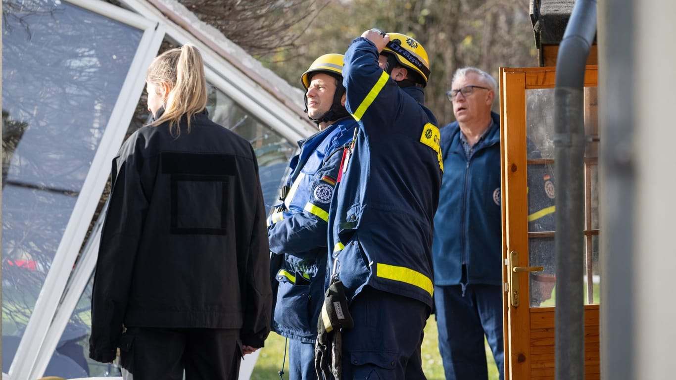 Haus in Worms nach Explosion