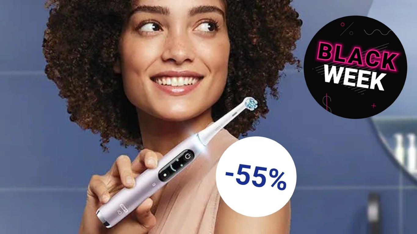 Black Week Deals bei Lidl: Sichern Sie sich unter anderem eine Elektro-Zahnbürste von Oral-B zum Rekord-Tiefpreis.