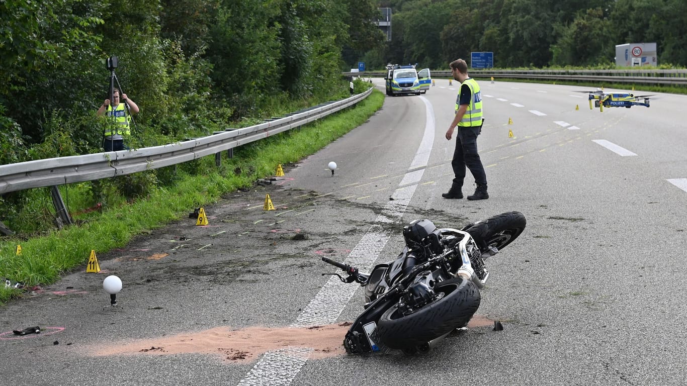 Motorradunfall - Symbolbild