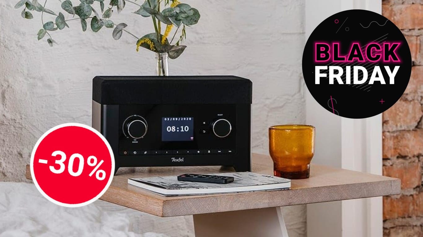 Rabattaktion zum Black Friday: Jetzt gibt es unter anderem das Testsieger-Digitalradio 3Sixty von Teufel zum Sparpreis.