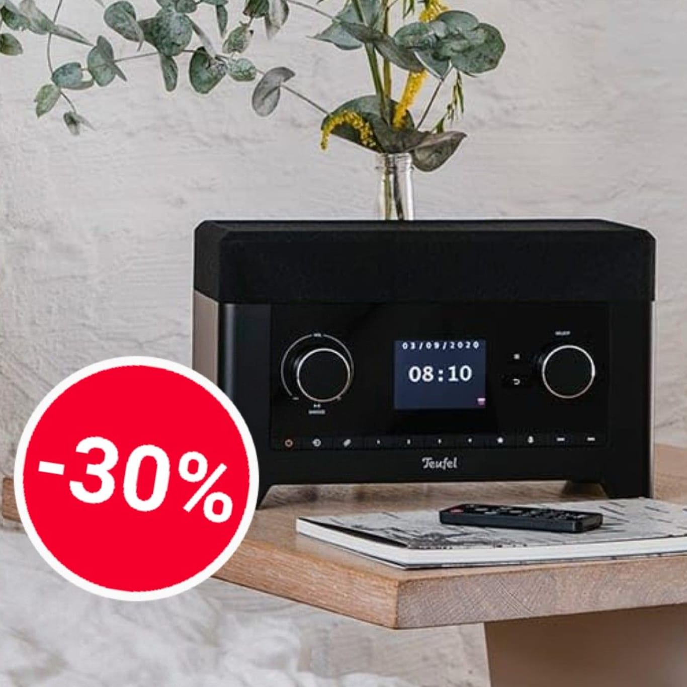 Rabattaktion zum Black Friday: Jetzt gibt es unter anderem das Testsieger-Digitalradio 3Sixty von Teufel zum Sparpreis.