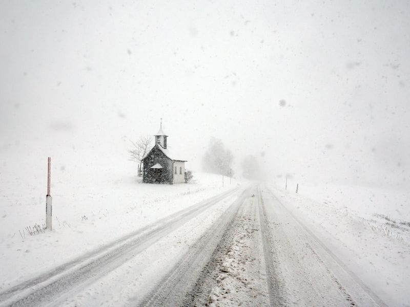 Teile Bayerns liegen schon unter einer Schneedecke.